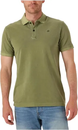 G-Star Tops, Heren, Groen, XL, Katoen, Groene Slimme Polo voor Stijlvolle Mannen