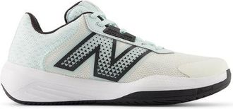New Balance Womens 696v6 in White/Blue Synthetic, size 4.5 Narrow