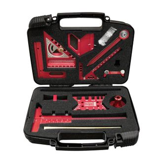 OEM Squadre Da Falegnameria Set Di 10 Strumenti Di Misurazione Per La Lavorazione Del Legno, Kit Di Squadre Per Tetti E Travi, Per Lavori Di Falegnameria,