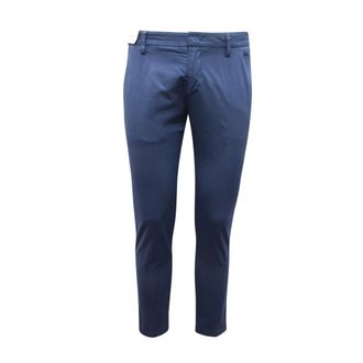 Entre Amis Chinos, male, Blue, Size: W30 TK America Lungo Trousers