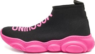 Moschino Sneakers alte con logo - Nero