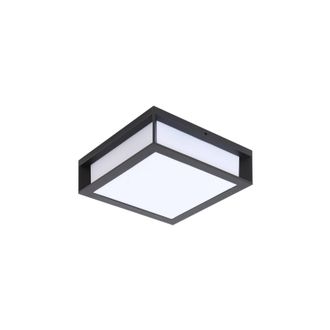 Lindby Lindby - L&aacute;mpara De Pared Exterior sivana En Negro Aluminio