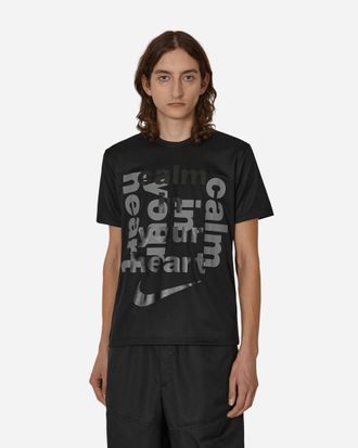 Comme Des Garçons Nike Calm in Your Heart T-Shirt Black