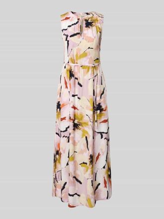 Tom Tailor Tailliertes Midikleid aus Viskose-Mix in Rot, Gr&ouml;&szlig;e 34