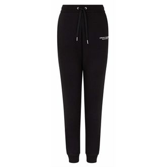 A|X Armani Exchange Womens Black Milano/New York Logo Drawstring Joggers, Size X-Large