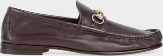 Gucci Men & apos;s Lugano Leather Loafers