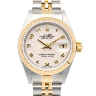 Rolex Pre-owned Vintage 69173 Polshorloge - Dames - Vintage Horloges - Beige - ONE Size - Vintage
