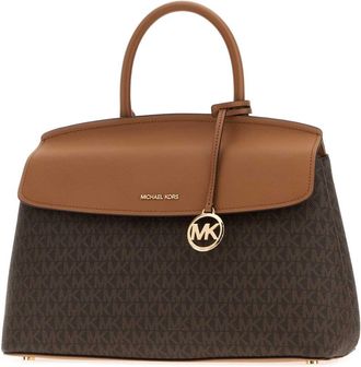 Michael Kors Womens Printed Canvas Hamilton Handbag Brnacorn Borse A Mano Bag