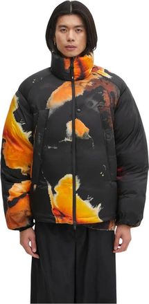 Yohji Yamamoto AOP Puffer Jacket - Heren - Jassen - Veelkleurig - Maat: XL Nylon