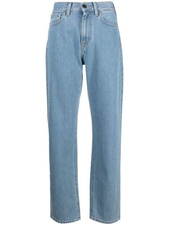 Carhartt Work in Progress Jeans dritti a vita alta W Noxon - Blu