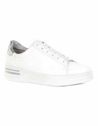 Gabor Womens Keystone Womens Trainers - White - Size: 6.5