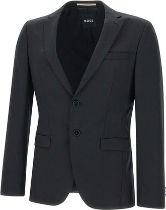 HUGO BOSS Hey Reymond Blazer - Heren - Blazers - Zwart - L - Wol - Jassen
