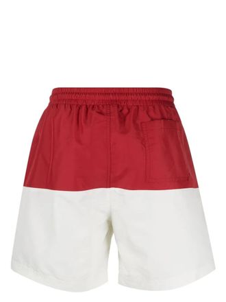 Brunello Cucinelli Color-Block Swim Shorts - White