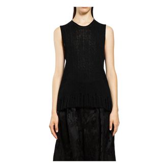 Uma Wang Mujer, Camisetas, Negro, Talla: S