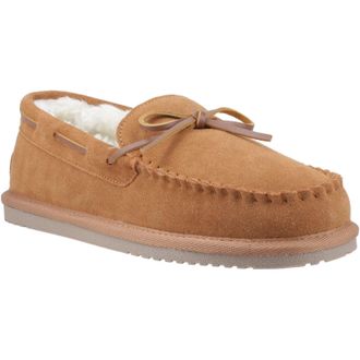 Hush Puppies Abraham Su&egrave;de Heren Tan Slippers