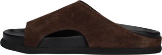 Shabbies Amsterdam Schoenen, Dames, Bruin, 41 EU, Leer, Inga Close Slippers