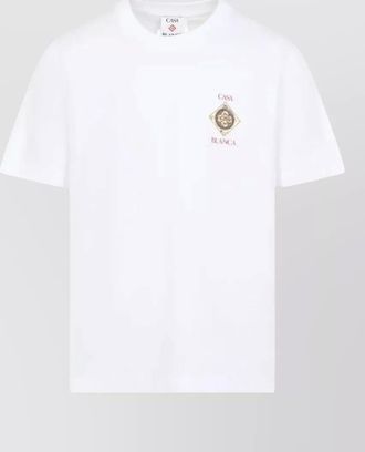 Casablanca graphic crew neck short sleeve t-shirt