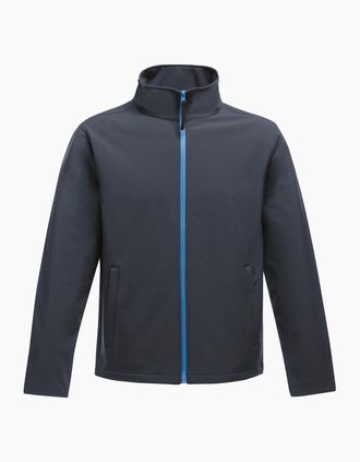Regatta Mens Regatta Standout Mens Ablaze Printable Softshell Jacket - Navy - Size: Regular/36