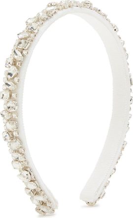 Jennifer Behr Czarina Crystal-embellished Silk Headband - One Size