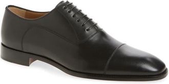 Christian Louboutin Greggory Cap Toe Oxford in Black at Nordstrom, Size 11.5Us