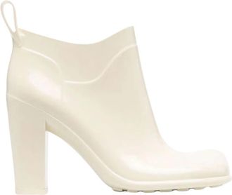 Bottega Veneta Zeezout Laars 9031 - Dames - Laarzen met Hak - Beige - 38 EU - Schoenen