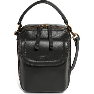 American Leather Co. Tribeca Leather Crossbody Bag in Black at Nordstrom Rack