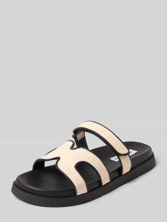 Steve Madden Sandalette aus Leder mit Klettverschluss Modell Missile in Ecru, Gr&ouml;&szlig;e 36