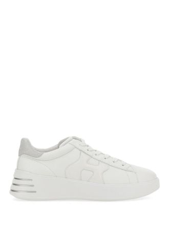 Hogan Rebel Low-Top Textured Mutton Leather Sneakers