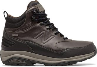 New Balance Mens High Cut Leather Boot In Brown