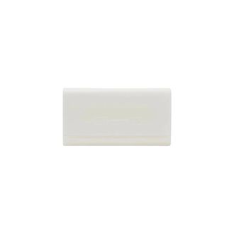 Elisabetta Franchi Clutches, female, White, Size: ONE SIZE Embossed Logo Clutch
