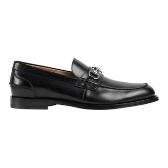 Gucci Loafer met Horsebit - Heren - Schoenen - Zwart - Maat: 40 EU Leer