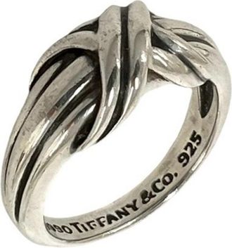 Tiffany & Co. Silver Silver 925 Band Ring (Pre-Owned)