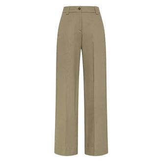 Cruna Wide Trousers, female, Beige, 2XS, Nocciola Trousers