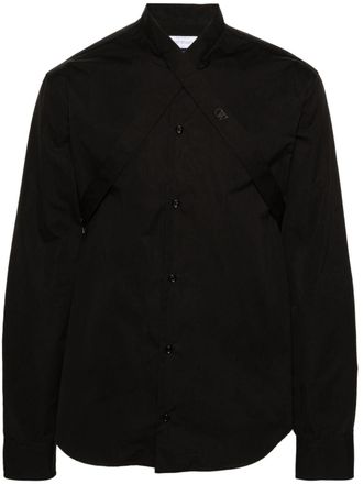 Off-white Camicia con colletto Duchesse - Nero