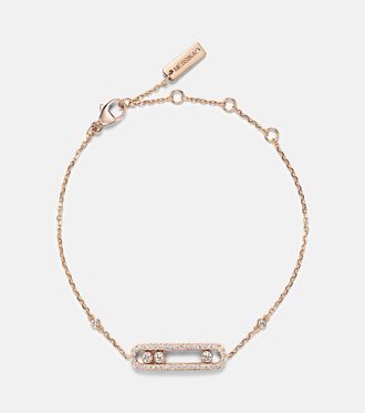 Messika Baby Move 18kt rose gold bracelet with diamonds