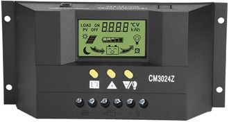 OEM Controlador De Carga Solar, Regulador De Carga Pwm Inteligente De 3 Etapas, 12v 24v 30a, Regulador De Carga, Pantalla Lcd Ajustable, Protecci&oacute;n Contra