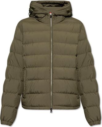 Moncler Laveraet donsjack - Heren - Gewatteerde jassen - Groen - 2XL - Jassen