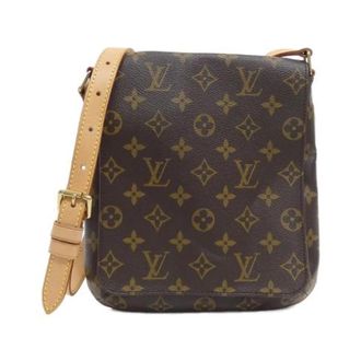 Louis Vuitton Pre-owned Cross Body Bags, female, Brown, Size: ONE SIZE Pre-owned Canvas Cross Body Bag