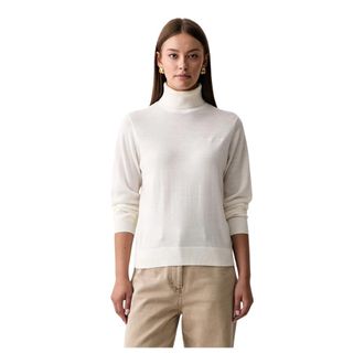 A|X Armani Exchange Turtleneck Sweater - Dames - Coltruien - Beige - S - Wol - Truien & Vesten
