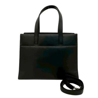 Loewe Pre-owned Tote Bag - Dames - Vintage Shopper - Zwart - ONE Size - Leer - Vintage