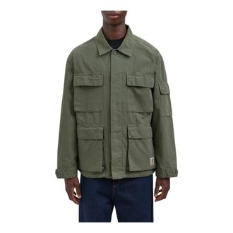 Carhartt Work in Progress Manderson Jas - Heren - Zomerjassen - Groen - S - Katoen - Jassen
