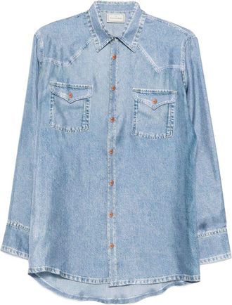 Pierre-Louis Mascia Womens Shirts Clear Blue
