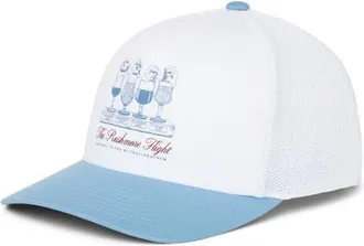 Travis Mathew Stars Stripes Sips Snapback Baseball Cap in White at Nordstrom