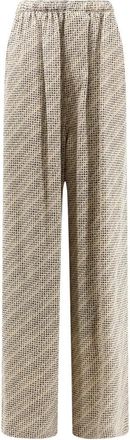 Balenciaga Straight Broeken - Dames - Straight fit broeken - Beige - S - Broeken