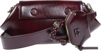 Ganni Bou East/West Deep Shine - - Bags - Donna - Rosso - ONE SIZE