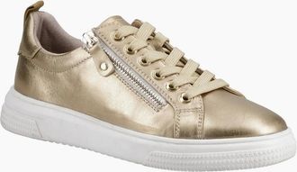 Hush Puppies Womens Martha Womens Trainers - Gold - Size: 3