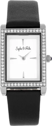 Sophie & Freda Wilmington Quartz Crystal Silver Dial Ladies Watch SF5604