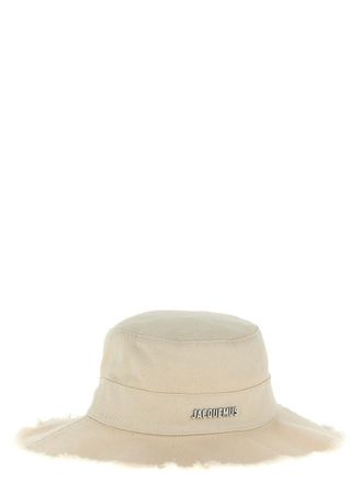 Jacquemus White Le Bob Artichaut Bucket Hat