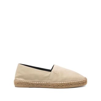 Saint Laurent Espadrilles van Katoen Gabardine - Heren - Espadrilles - Beige - 42 1/2 EU - Katoen - Schoenen