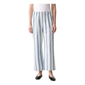 Stine Goya Pantalones Anchos - Trousers - Mujer - Azul - XS